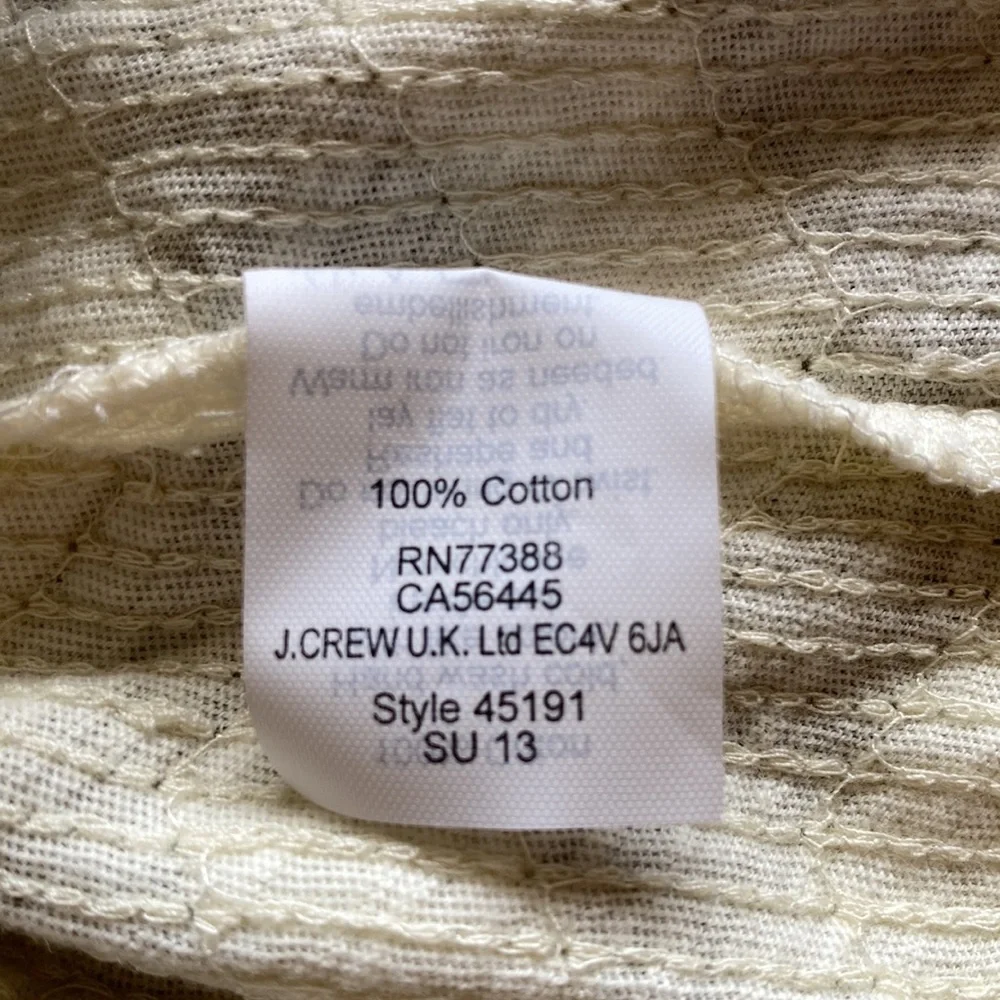 J Crew Black and White Sequin Top size XXS - Picture 6 of 7